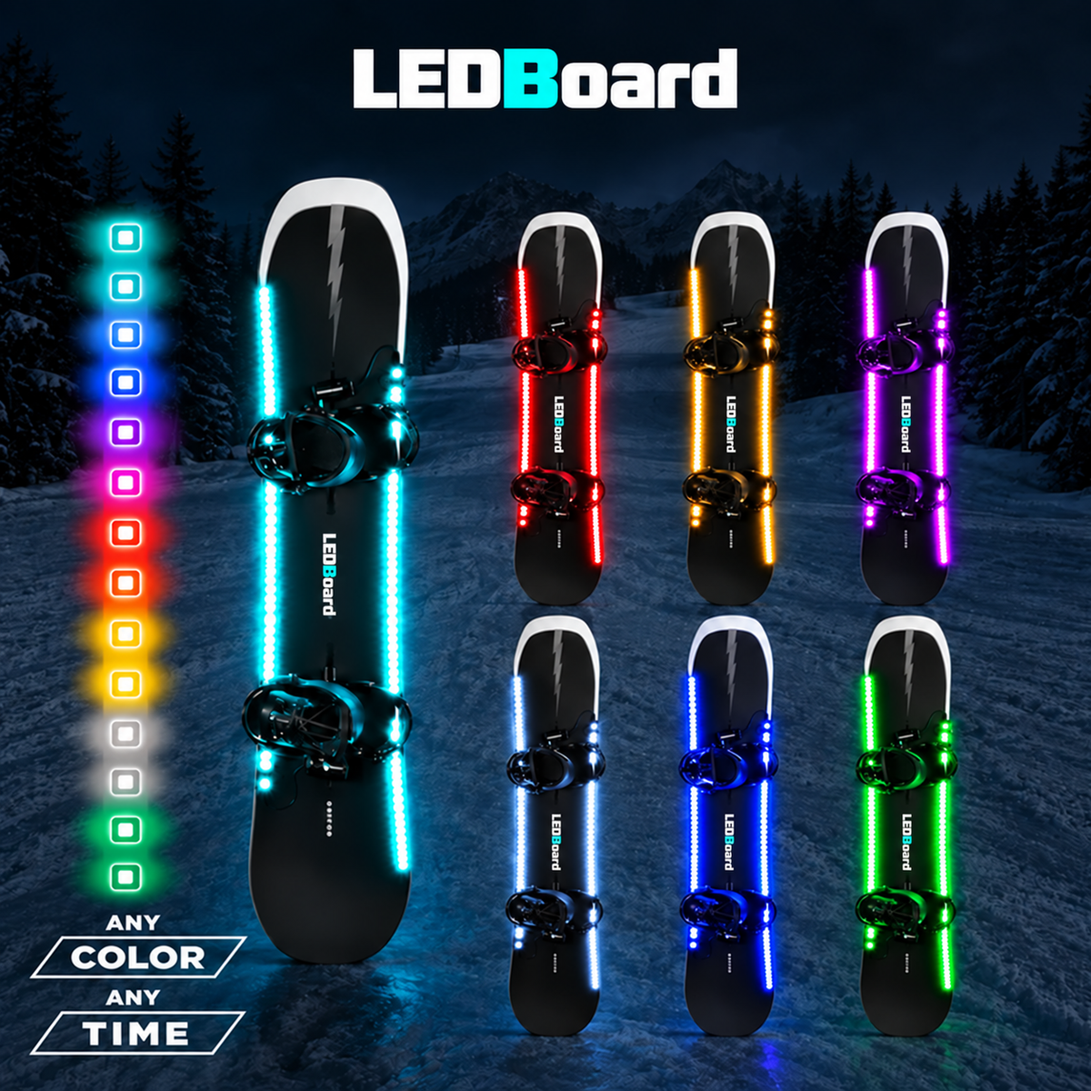 LED Snowboard System